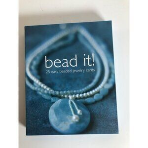 Bead It - 25 Easy DIY Beaded Jewelry Making Cards and 16 Page Booklet Box Set